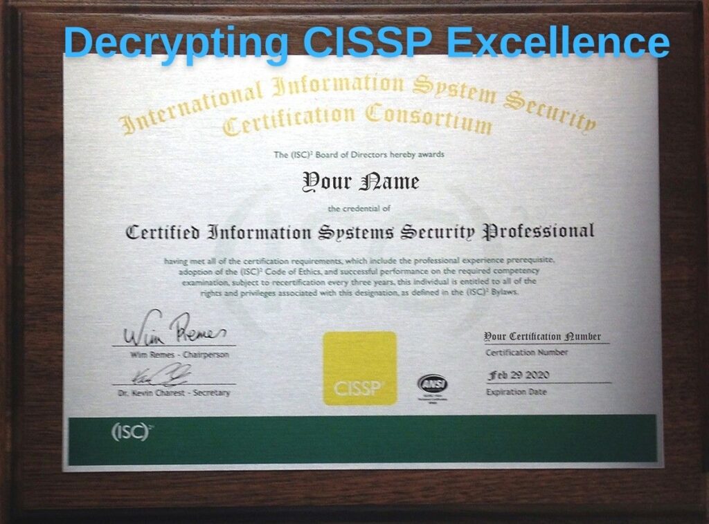 Decrypting CISSP Excellence: The Enigmatic Realm of Top Online Courses